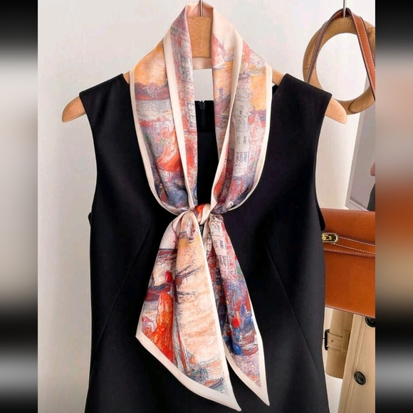 Mediterranean Style Decor Scarf/ Purse Scarf NEW - Picture 2 of 6